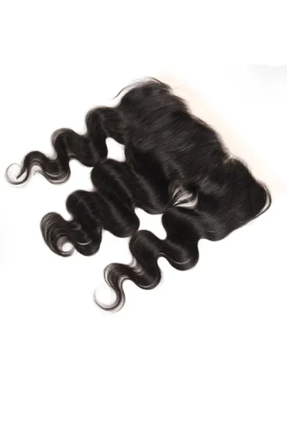 {3Pcs+Frontal} Double Drawn Deep Wave 3 Bundles Hair With 13x4 Lace Frontal Human Hair - Image 2