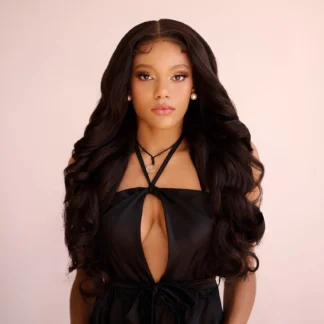 Human Hair Blend Lace Frontal Wig - NIKKI