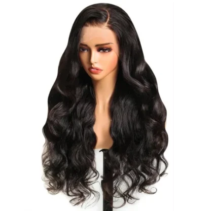 Easy-Wear Body Wave Glueless 13x4 Lace Wig Breathable Cap & Bleached Knots Human Hair - Image 8