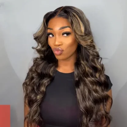 Easy-Wear Body Wave Glueless 13x4 Lace Wig Breathable Cap & Bleached Knots Human Hair - Image 4