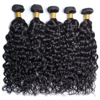 {3Pcs} Water Wave Hair 3 Bundles/Pack Human Hair Extensions
