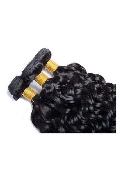 {3Pcs} Water Wave Hair 3 Bundles/Pack Human Hair Extensions - Image 4