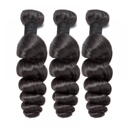 {3Pcs} Loose Wave Hair 3 Bundles/Pack Human Hair Extensions