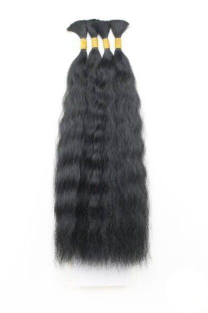 Natural Wave Bulk Human Hair Extension For Braiding No Weft Bulk 100g One Bundle/Pack